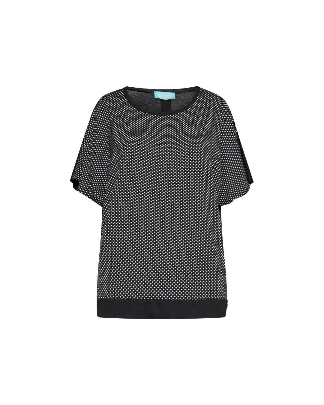 Maglia in fantasia in viscosa NERO DORABELLA XXL