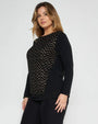 Maglia in fantasia oro NERO DORABELLA XXL