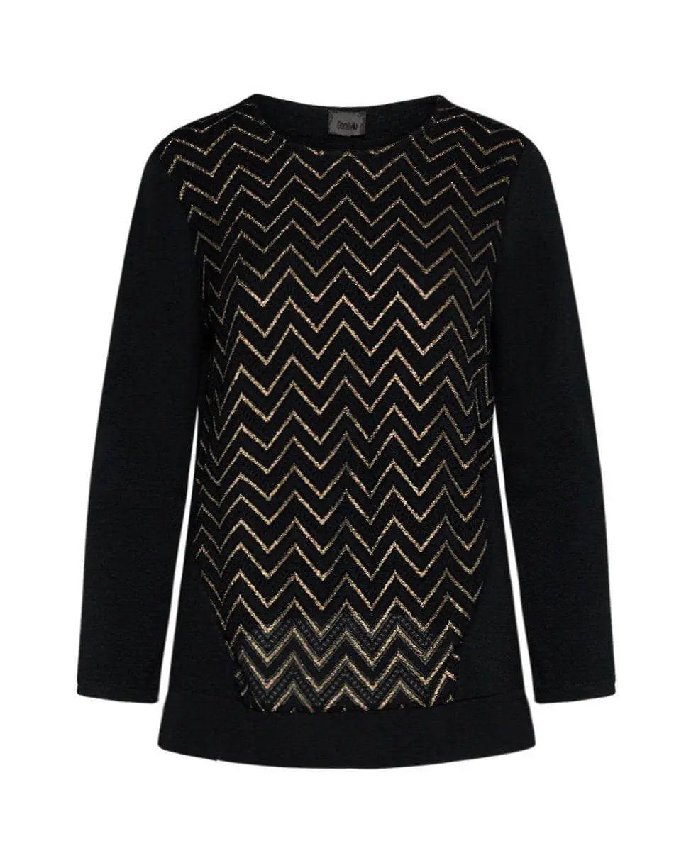 Maglia in fantasia oro NERO DORABELLA