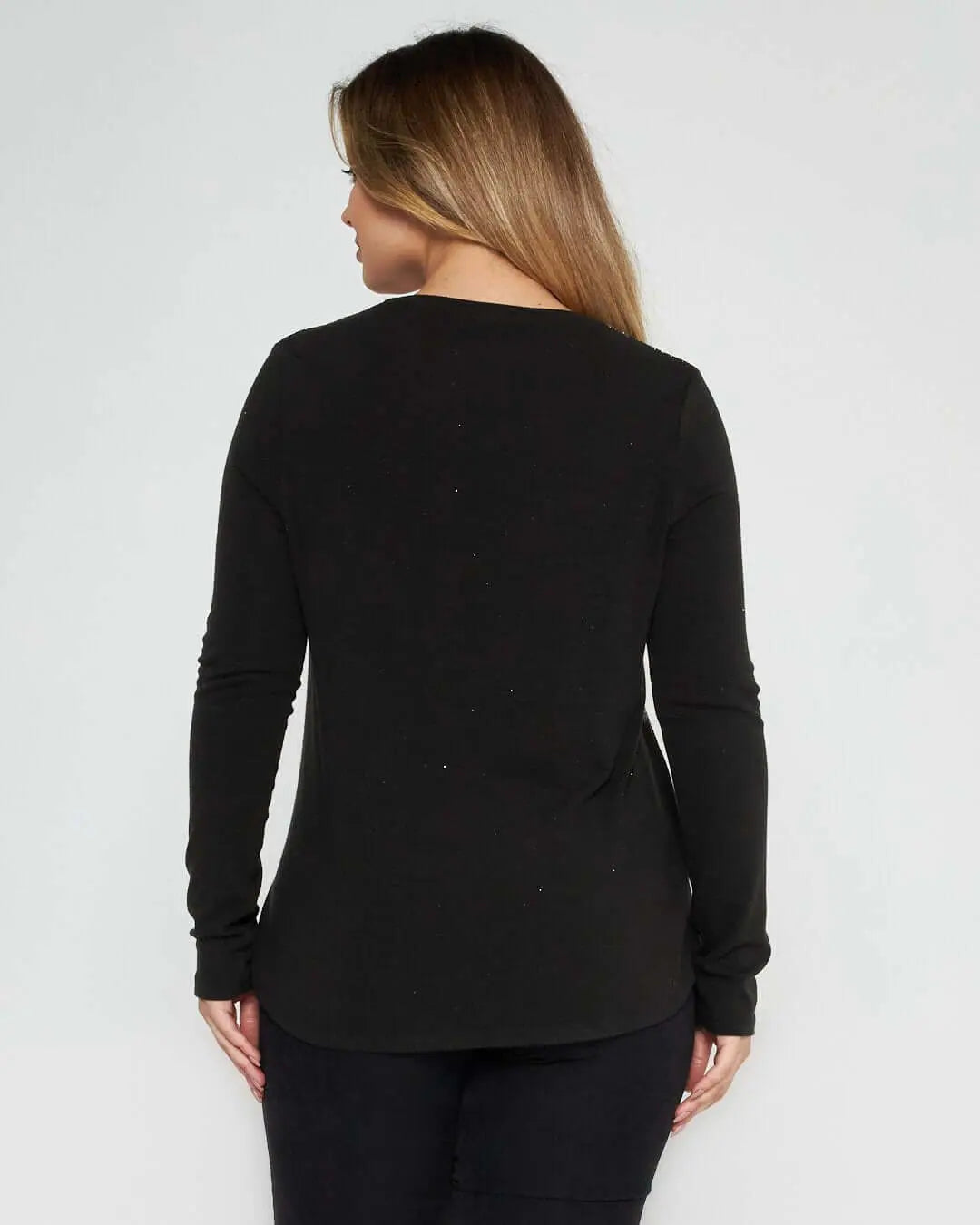 Maglia in fantasia pitonata lurex NERO-ARGENTO DORABELLA