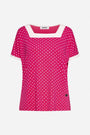 Maglia in fantasia pois GERANIO DORABELLA PIU'