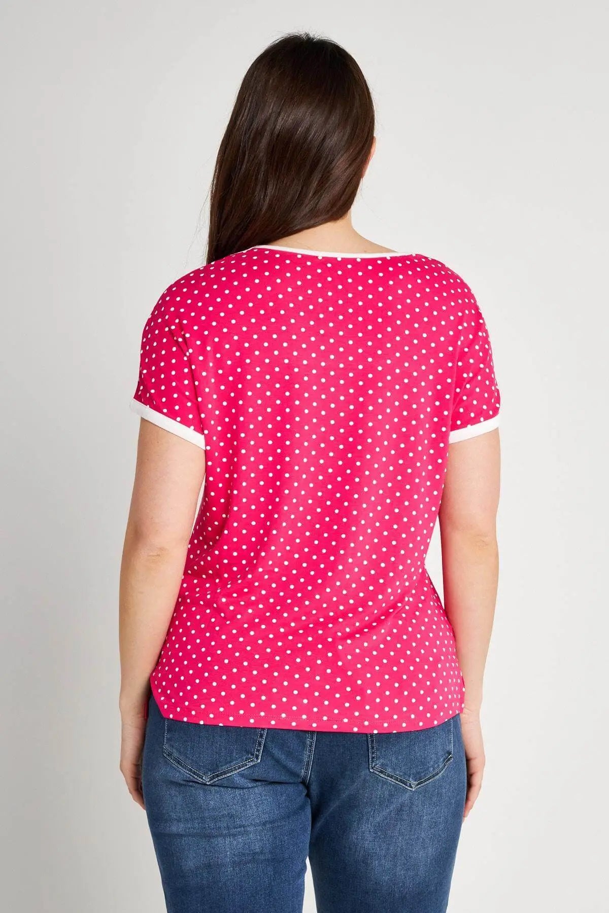 Maglia in fantasia pois GERANIO DORABELLA PIU'