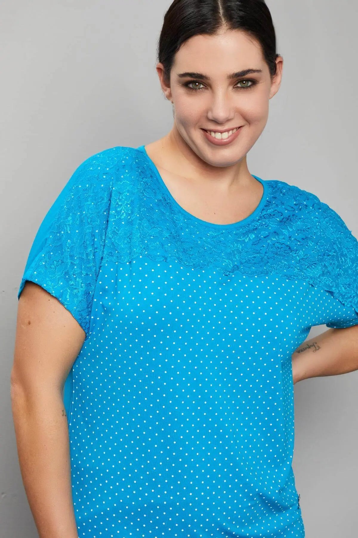 Maglia in fantasia pois OCEANO DORABELLA PIU'