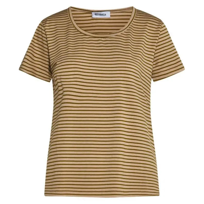 Maglia in fantasia righe BEIGE-PISTACCHIO DORABELLA XXL