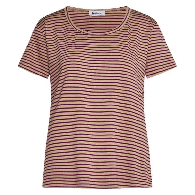 Maglia in fantasia righe FUXIA DORABELLA XXL