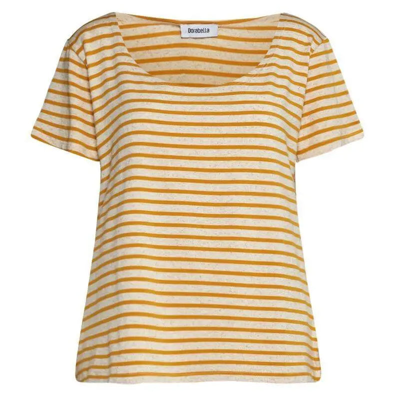 Maglia in fantasia righe SENAPE DORABELLA XXL