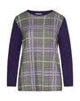 Maglia in fantasia tartan VIOLA DORABELLA