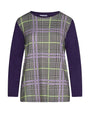 Maglia in fantasia tartan VIOLA DORABELLA
