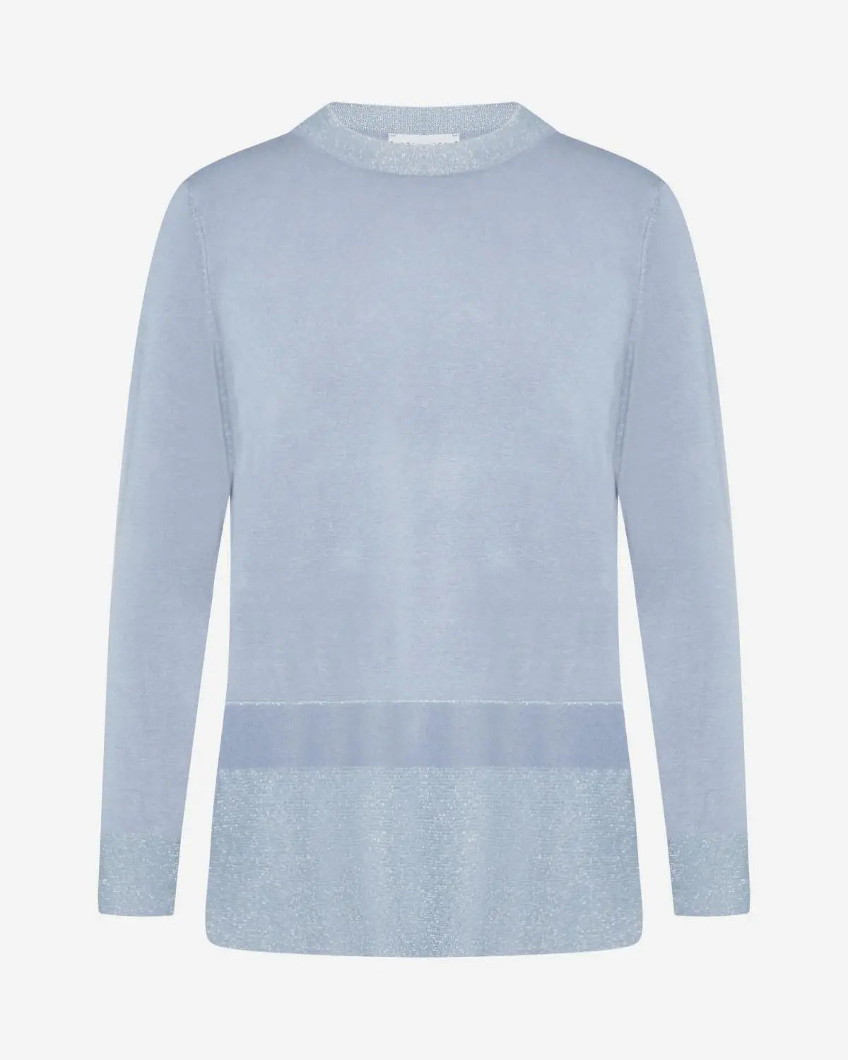 Maglia in lurex AZZURRO IRONICA