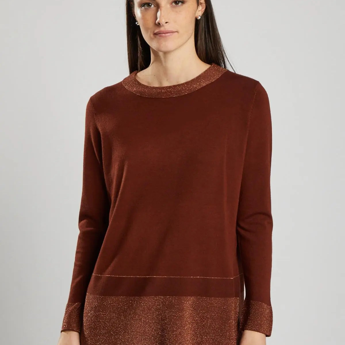 Maglia in lurex CACAO IRONICA XL