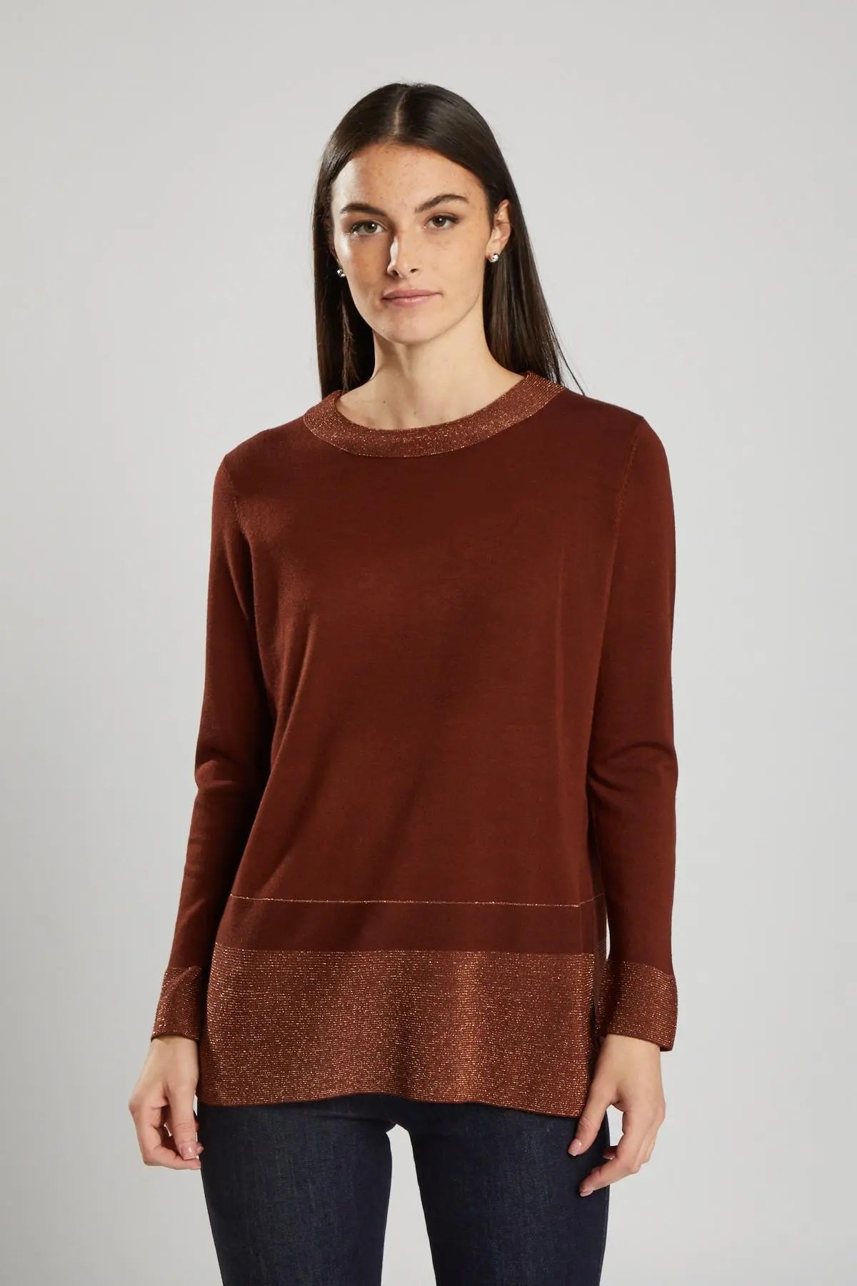 Maglia in lurex CACAO IRONICA XL