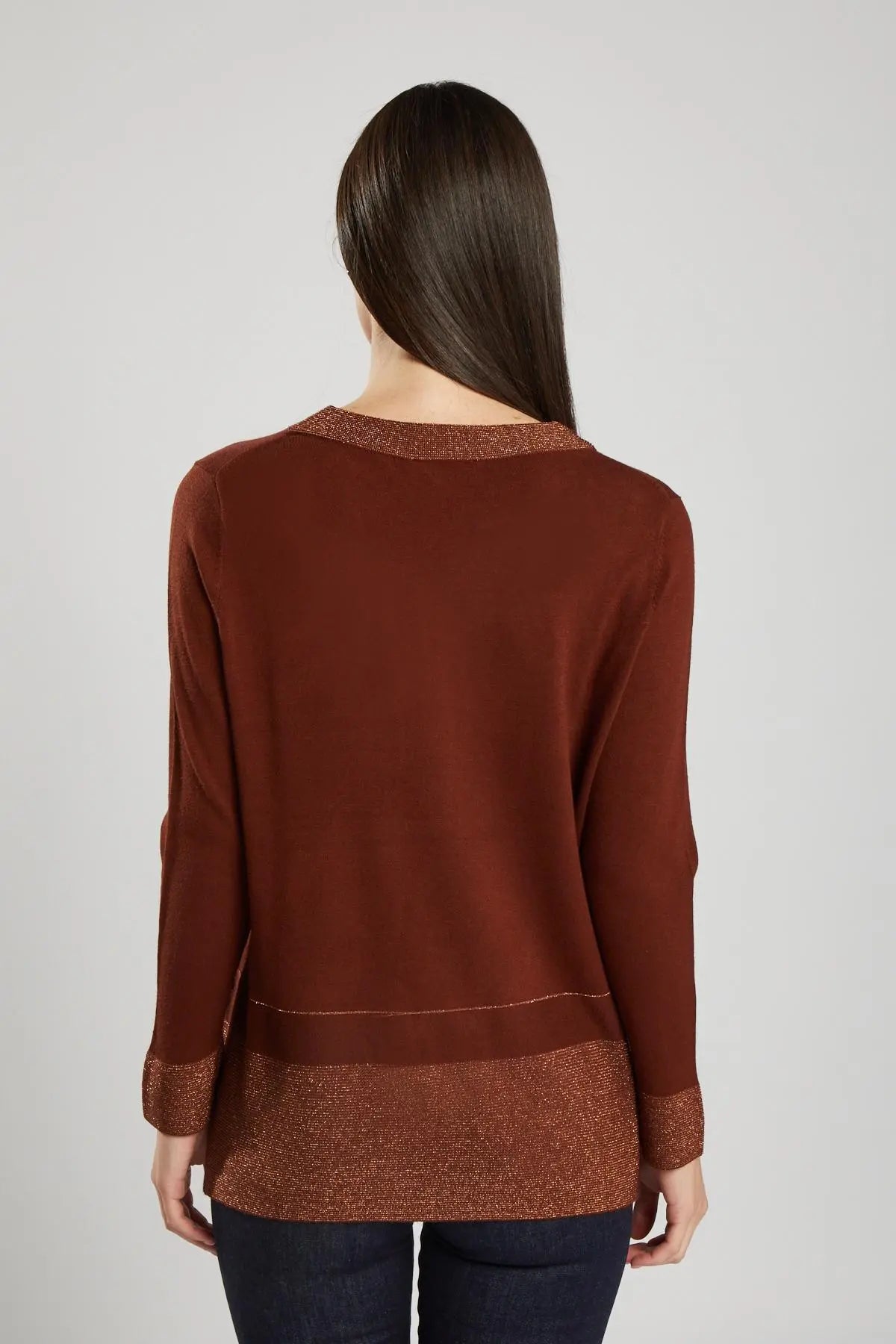 Maglia in lurex CACAO IRONICA