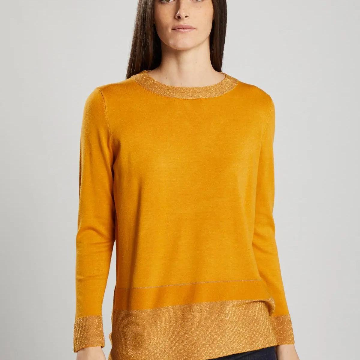 Maglia in lurex CURCUMA IRONICA XL