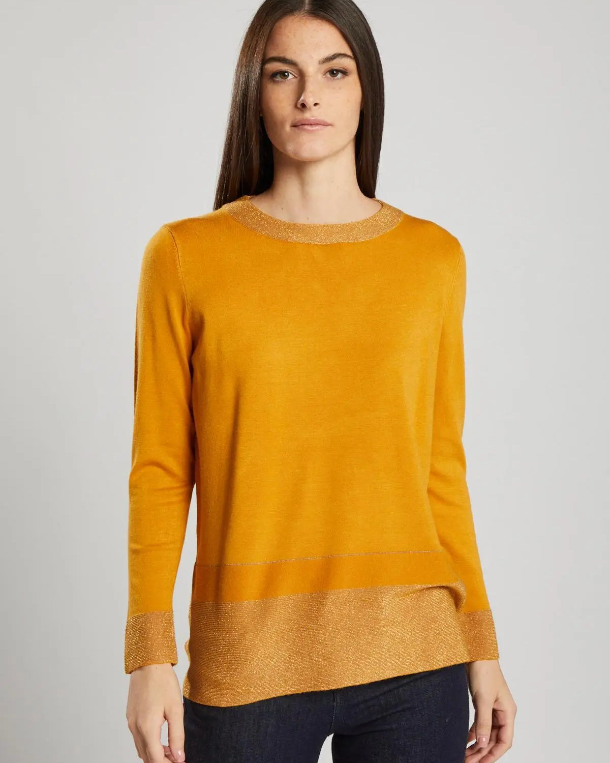 Maglia in lurex CURCUMA IRONICA XL