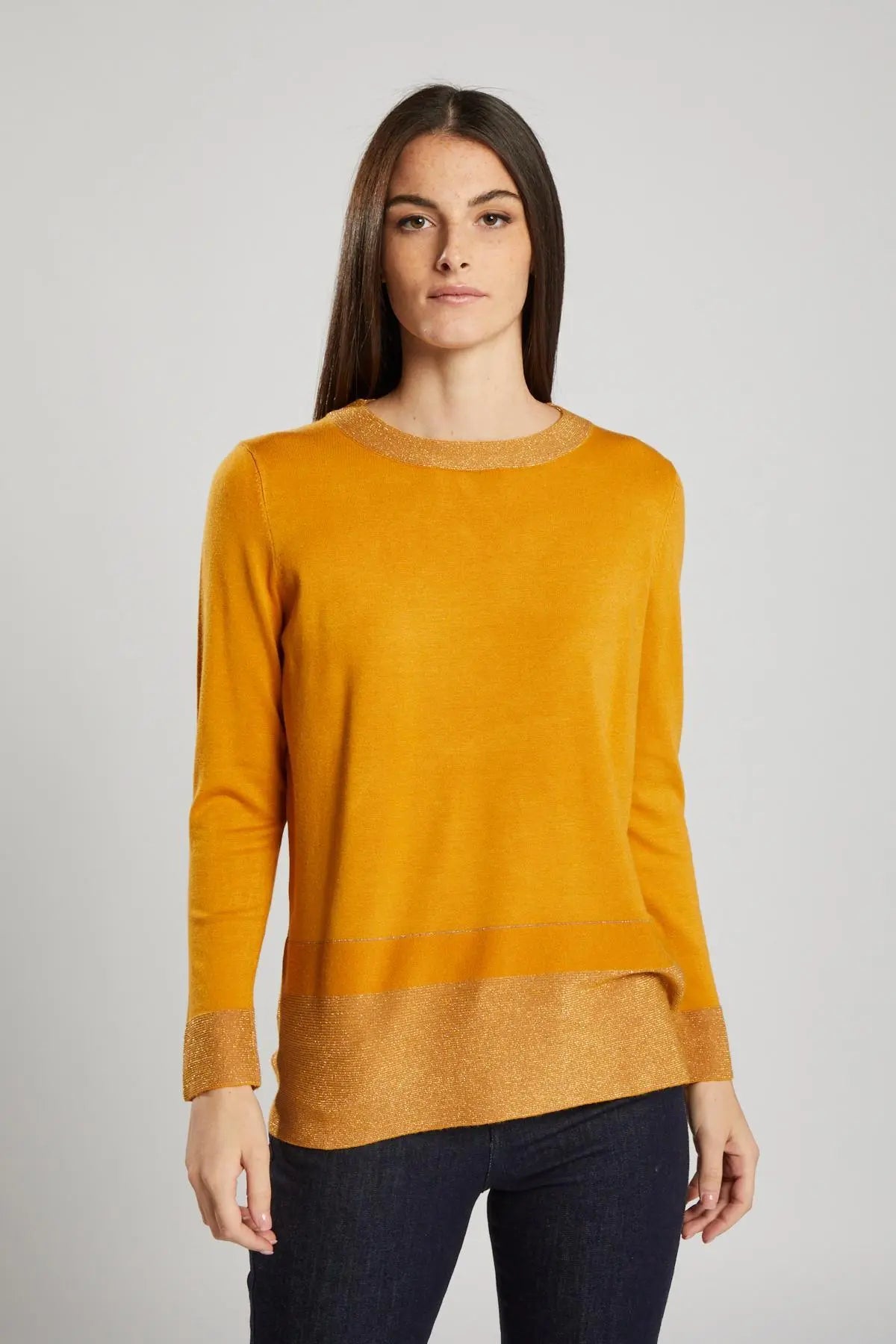 Maglia in lurex CURCUMA IRONICA XL