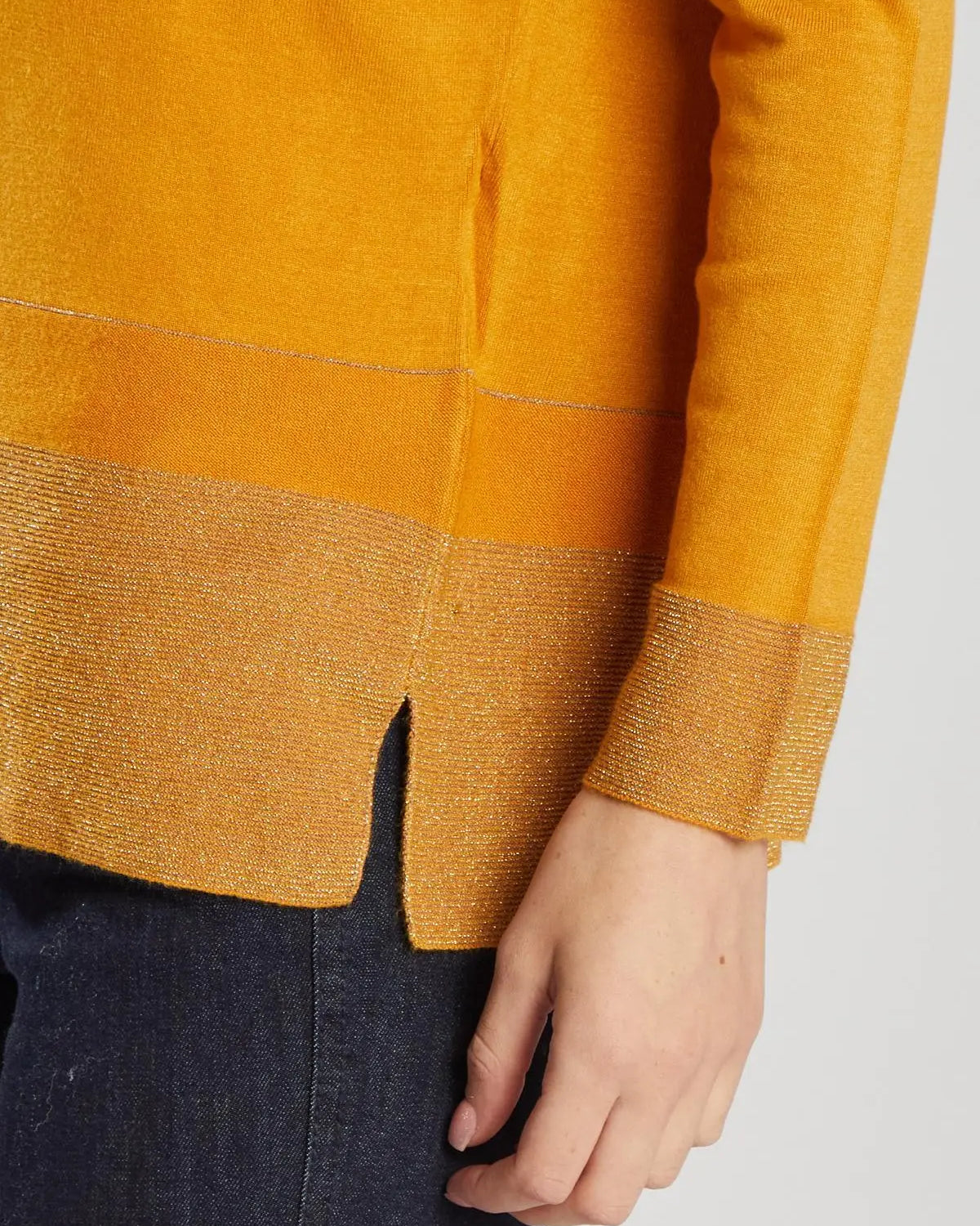 Maglia in lurex CURCUMA IRONICA