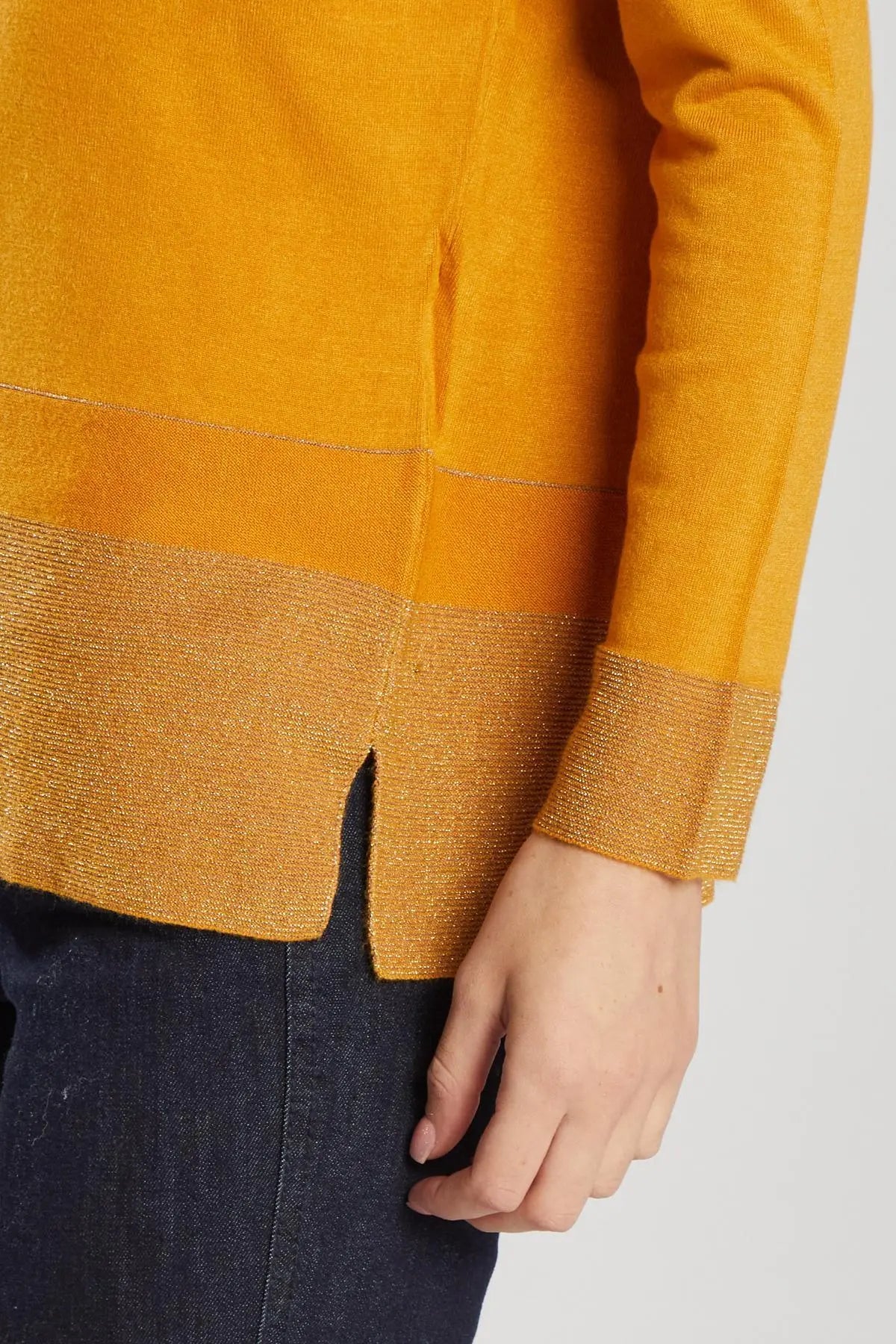 Maglia in lurex CURCUMA IRONICA