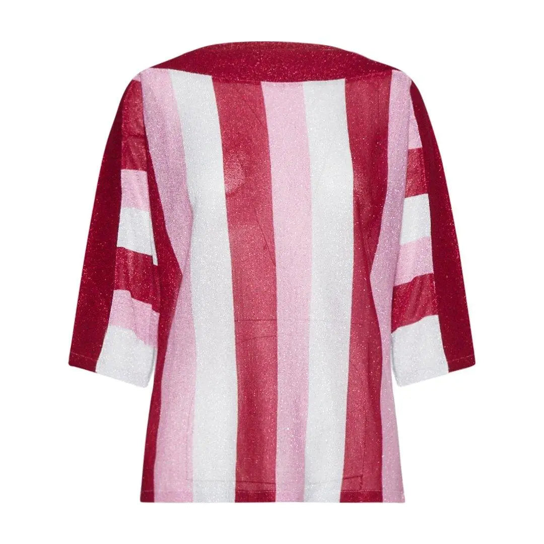 Maglia in lurex MAGENTA IRONICA XL