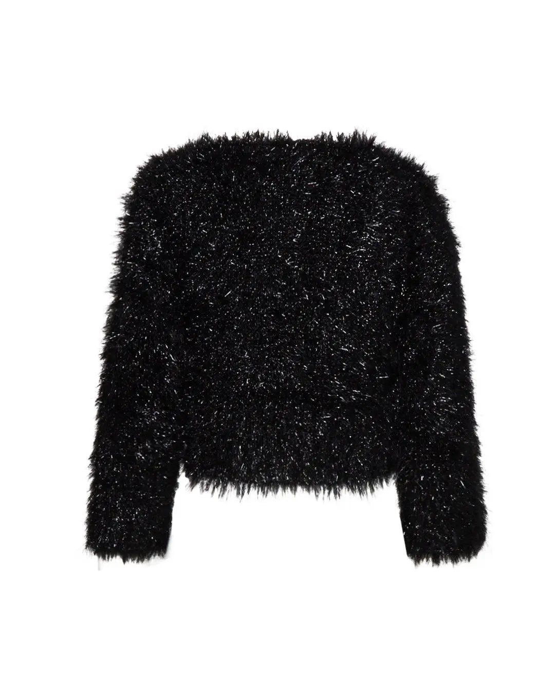 Maglia in pelliccia NERO IRONICA