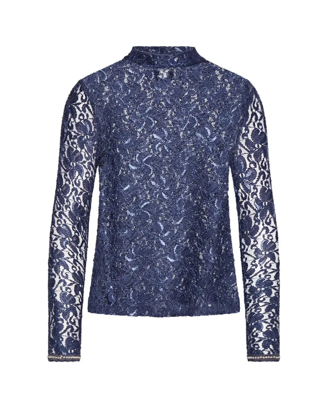 Maglia in pizzo BLU IRONICA 3XL