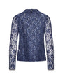Maglia in pizzo BLU IRONICA