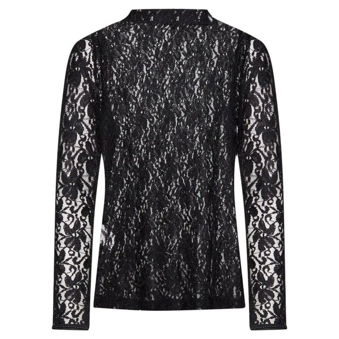 Maglia in pizzo NERO IRONICA 3XL