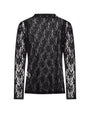 Maglia in pizzo NERO IRONICA 3XL