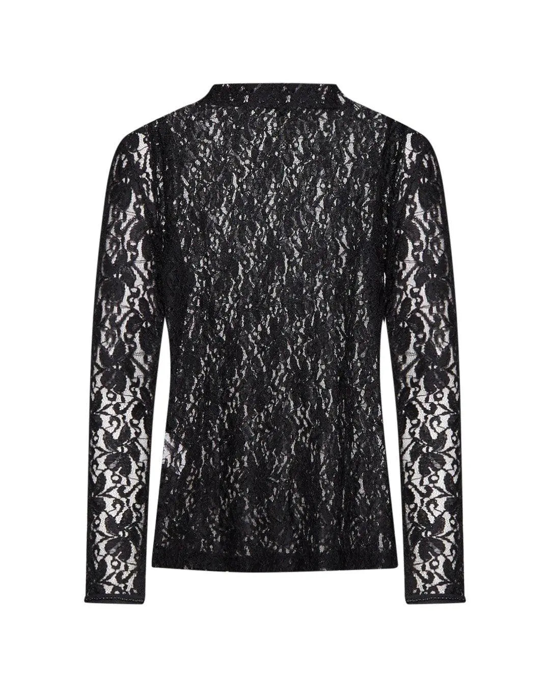 Maglia in pizzo NERO IRONICA 3XL