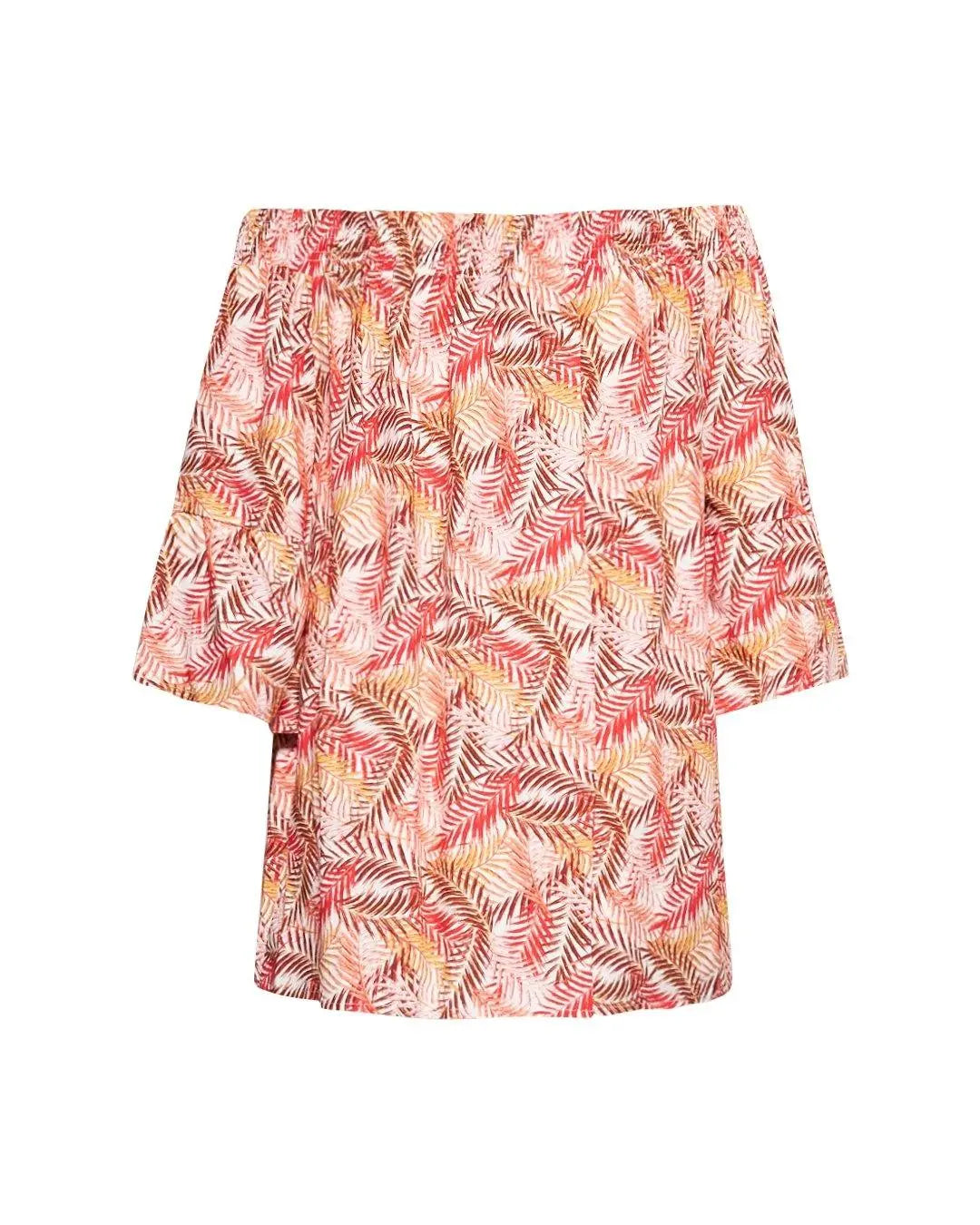 Maglia in viscosa con collo shiffer ROSSO DORABELLA