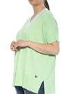 Maglia in viscosa con scollo V MENTA DORABELLA CURVY