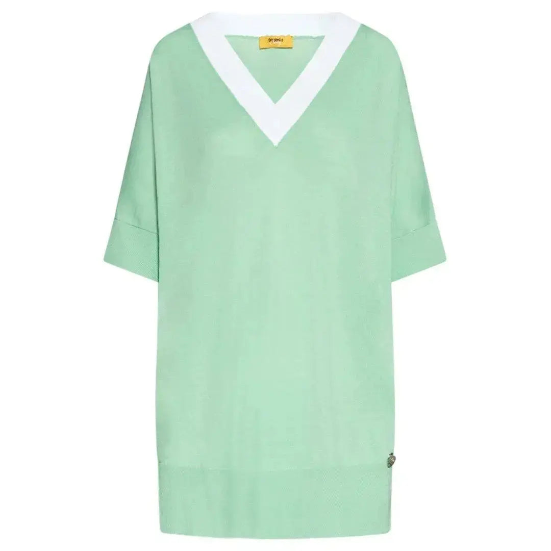 Maglia in viscosa con scollo V MENTA DORABELLA CURVY XL