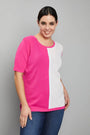 Maglia intarsio GERANIO DORABELLA PIU'