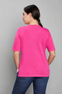 Maglia intarsio GERANIO DORABELLA PIU'
