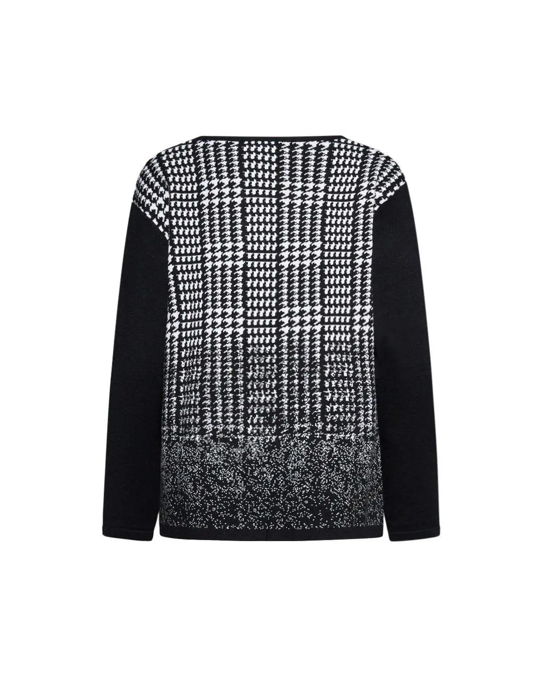 Maglia jacquard BLACK DORABELLA PIU'