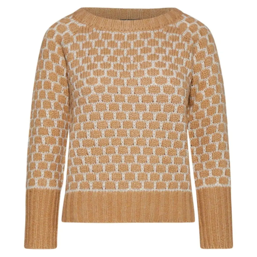 Maglia jacquard CAMMELLO IRONICA XXL