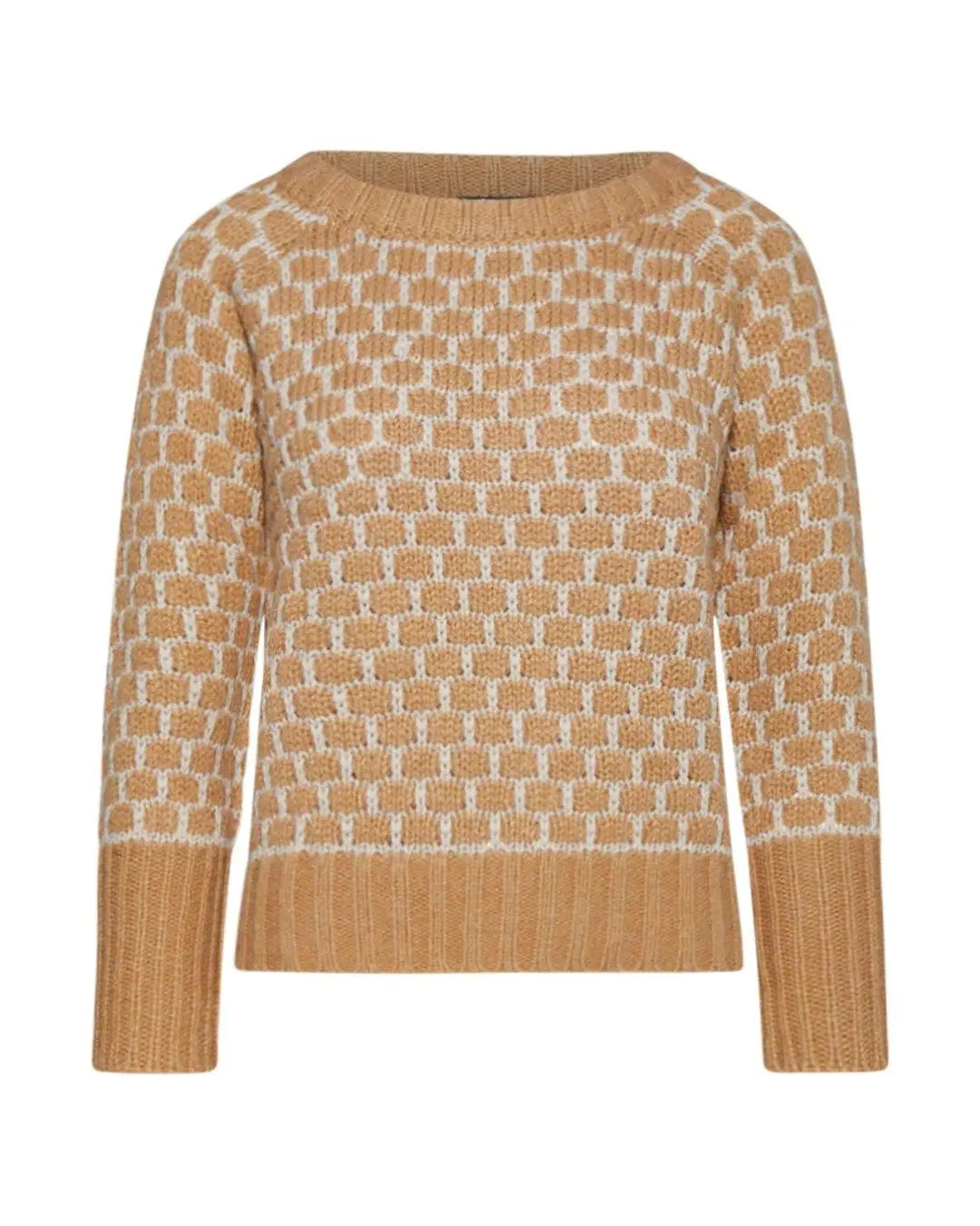 Maglia jacquard CAMMELLO IRONICA XXL