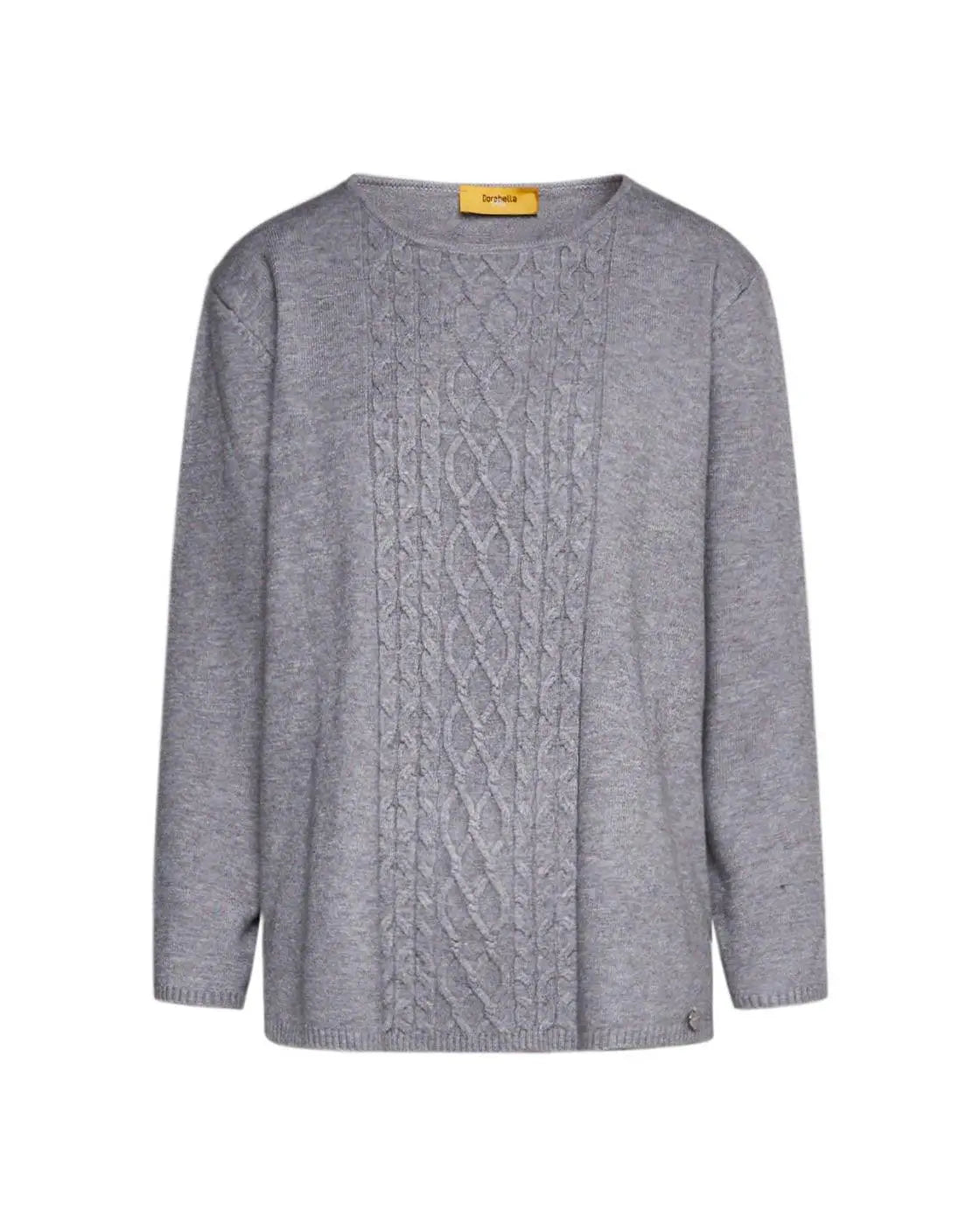 Maglia jacquard GRIGIO DORABELLA PIU'