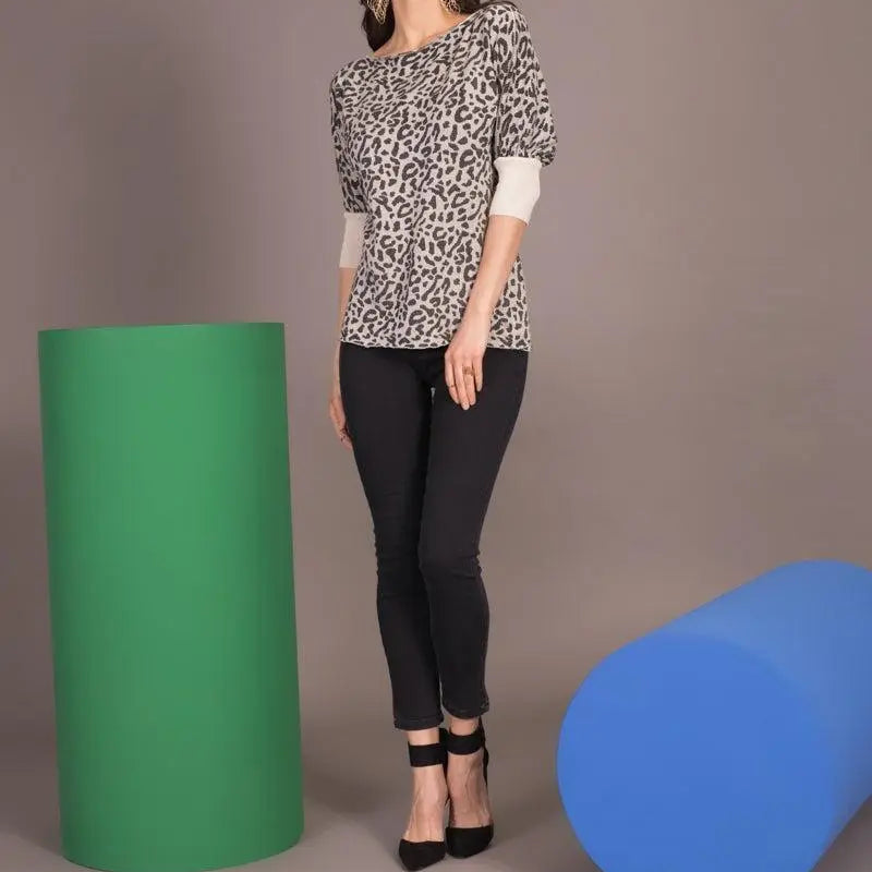 Maglia jacquard PANNA IRONICA