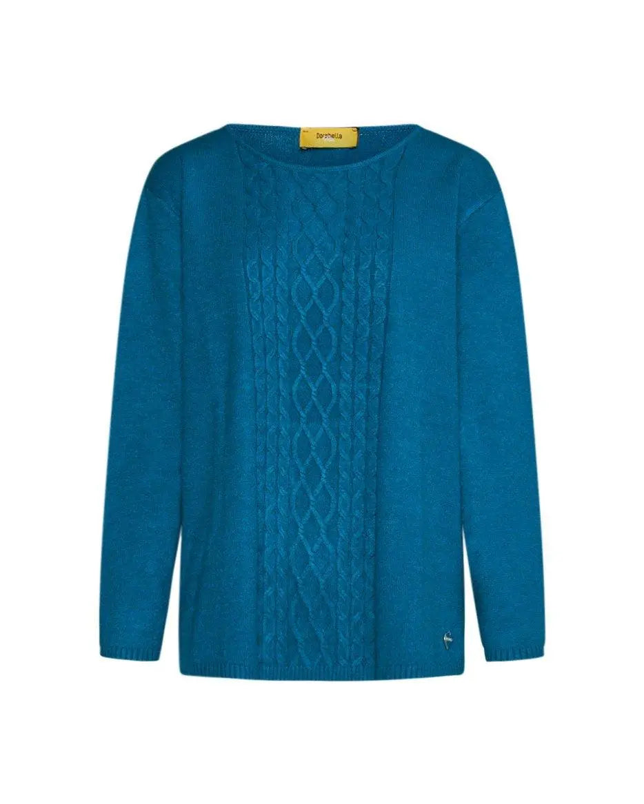 Maglia jacquard PAVONE DORABELLA PIU'