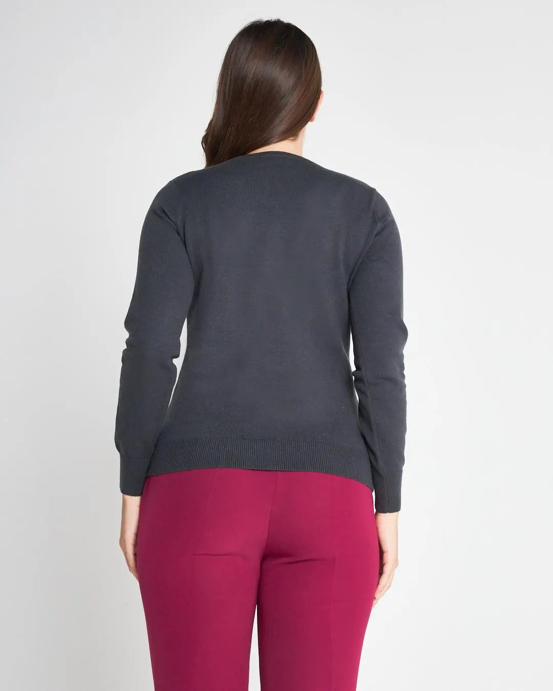 Maglia jacquard PIOMBO DORABELLA