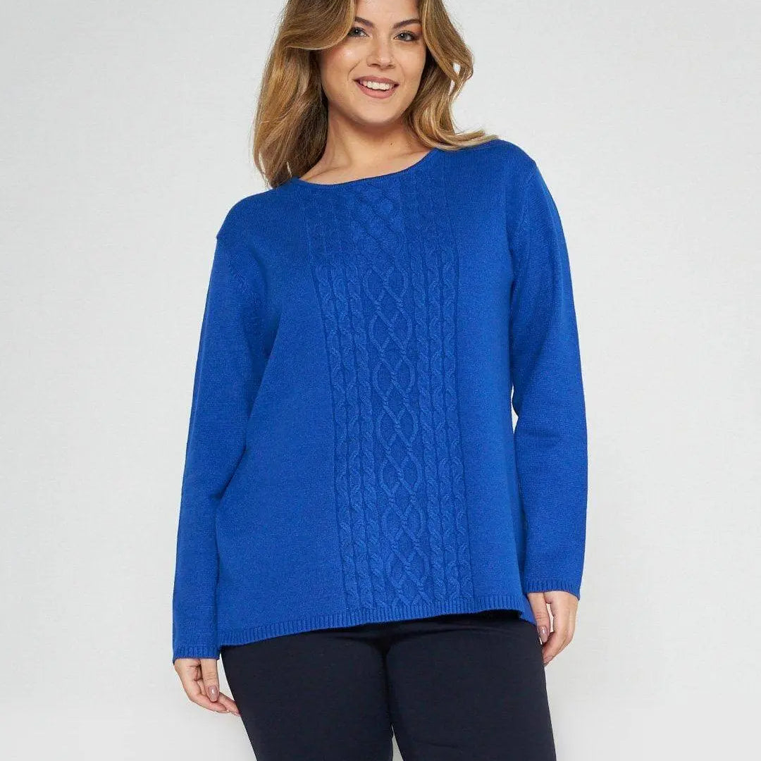 Maglia jacquard TAMPONE DORABELLA PIU' XXL