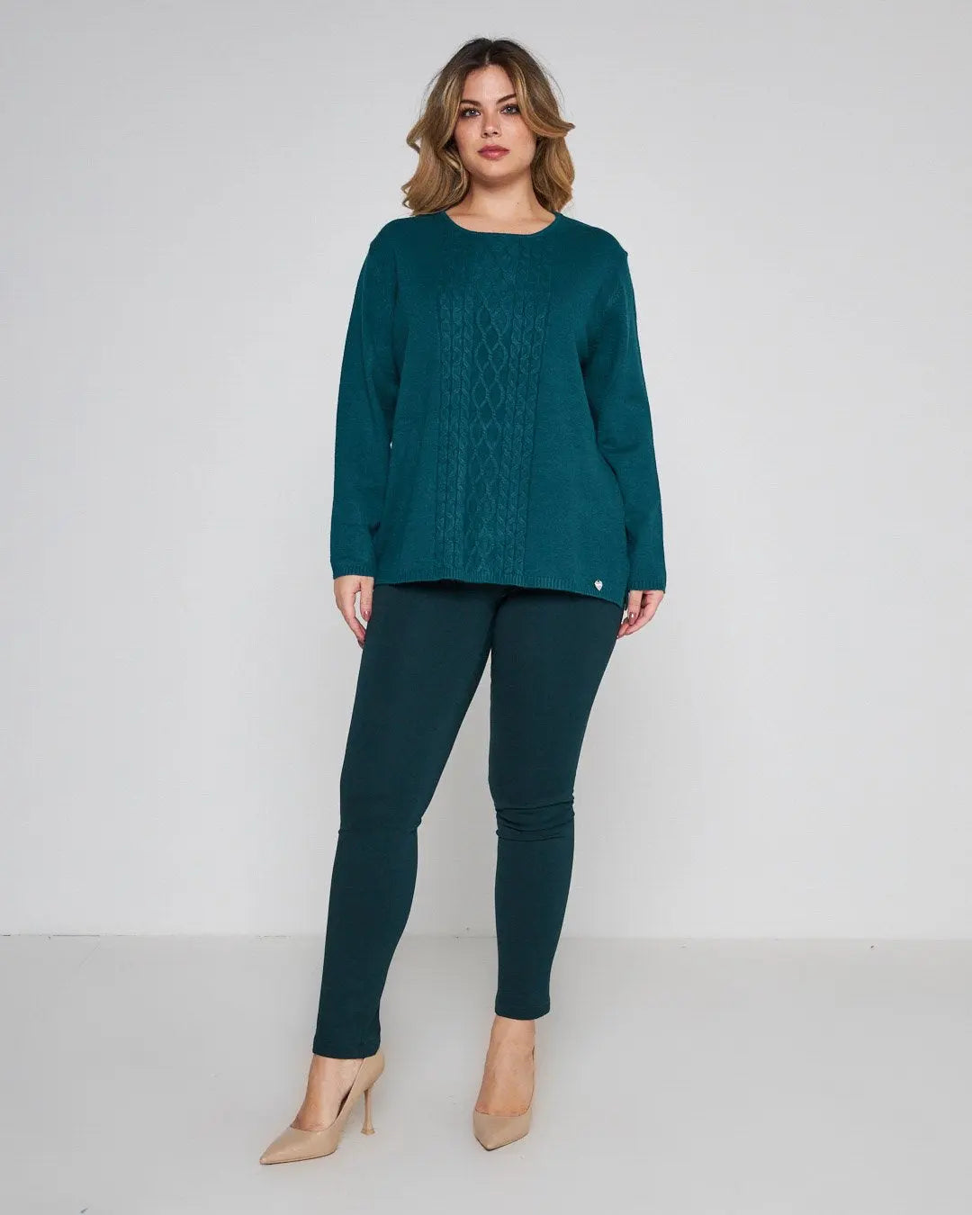 Maglia jacquard VERDE G DORABELLA PIU'