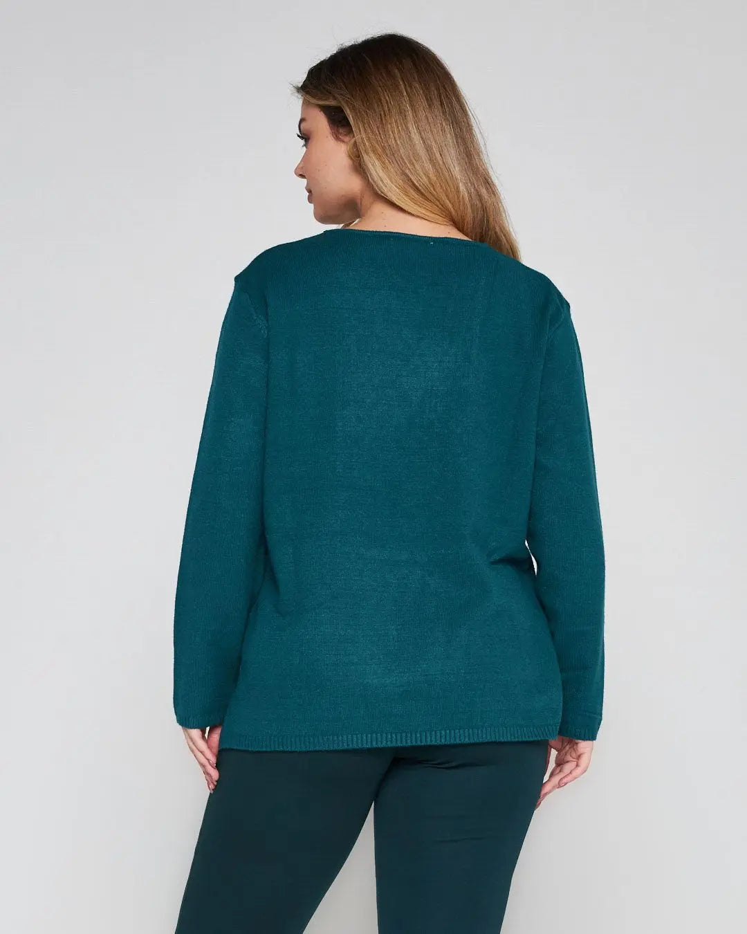 Maglia jacquard VERDE G DORABELLA PIU'