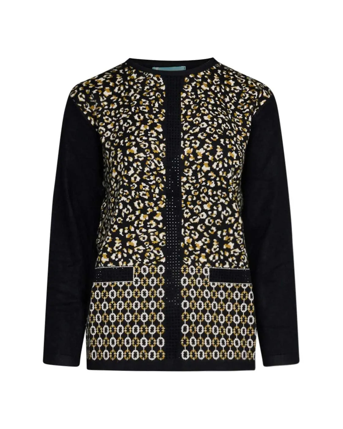 Maglia jacquard con strass ACIDO DORABELLA