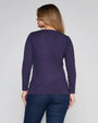 Maglia jacquard con strass VIOLA DORABELLA