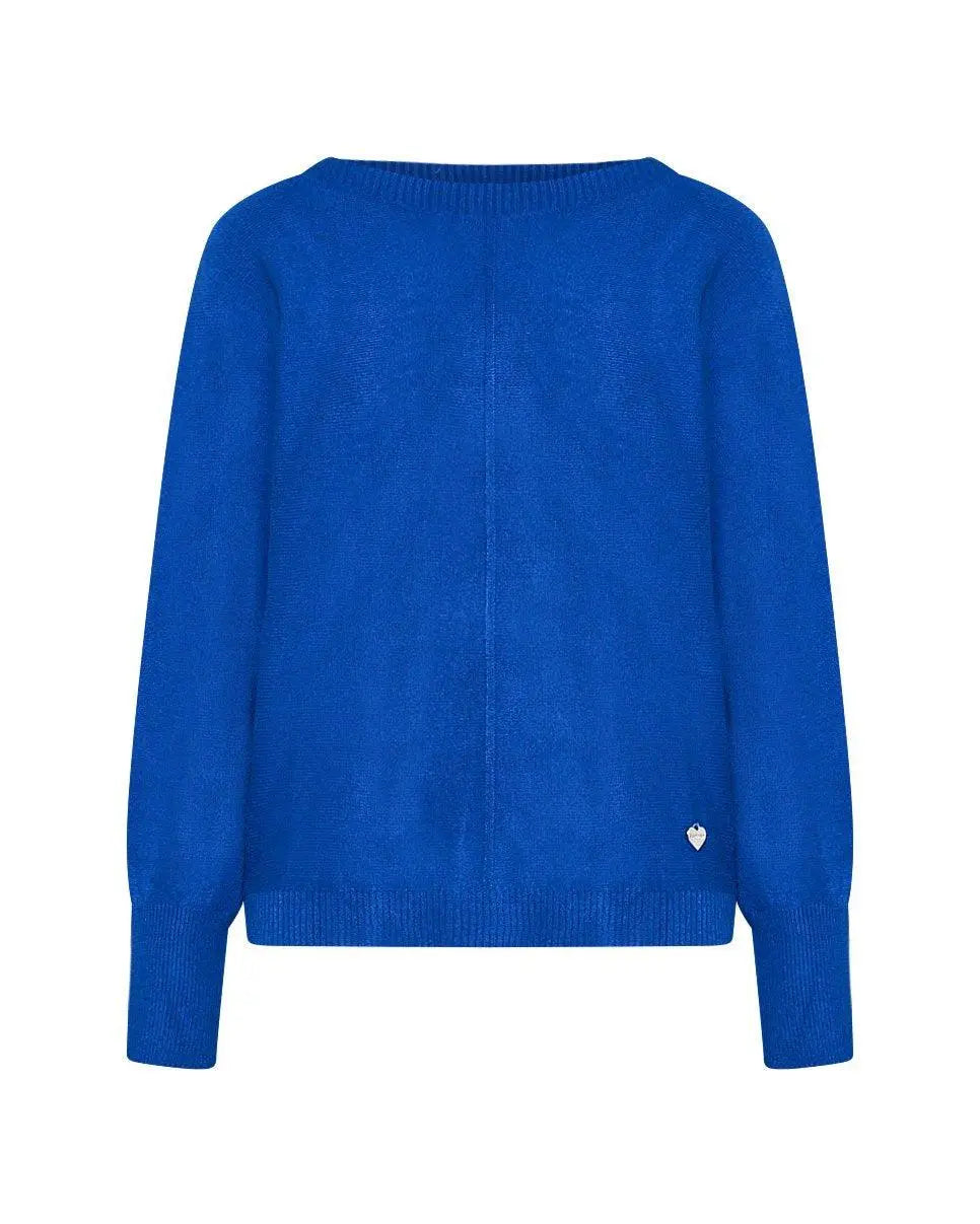 Maglia kimono con  gircollo costina TAMPONE DORABELLA