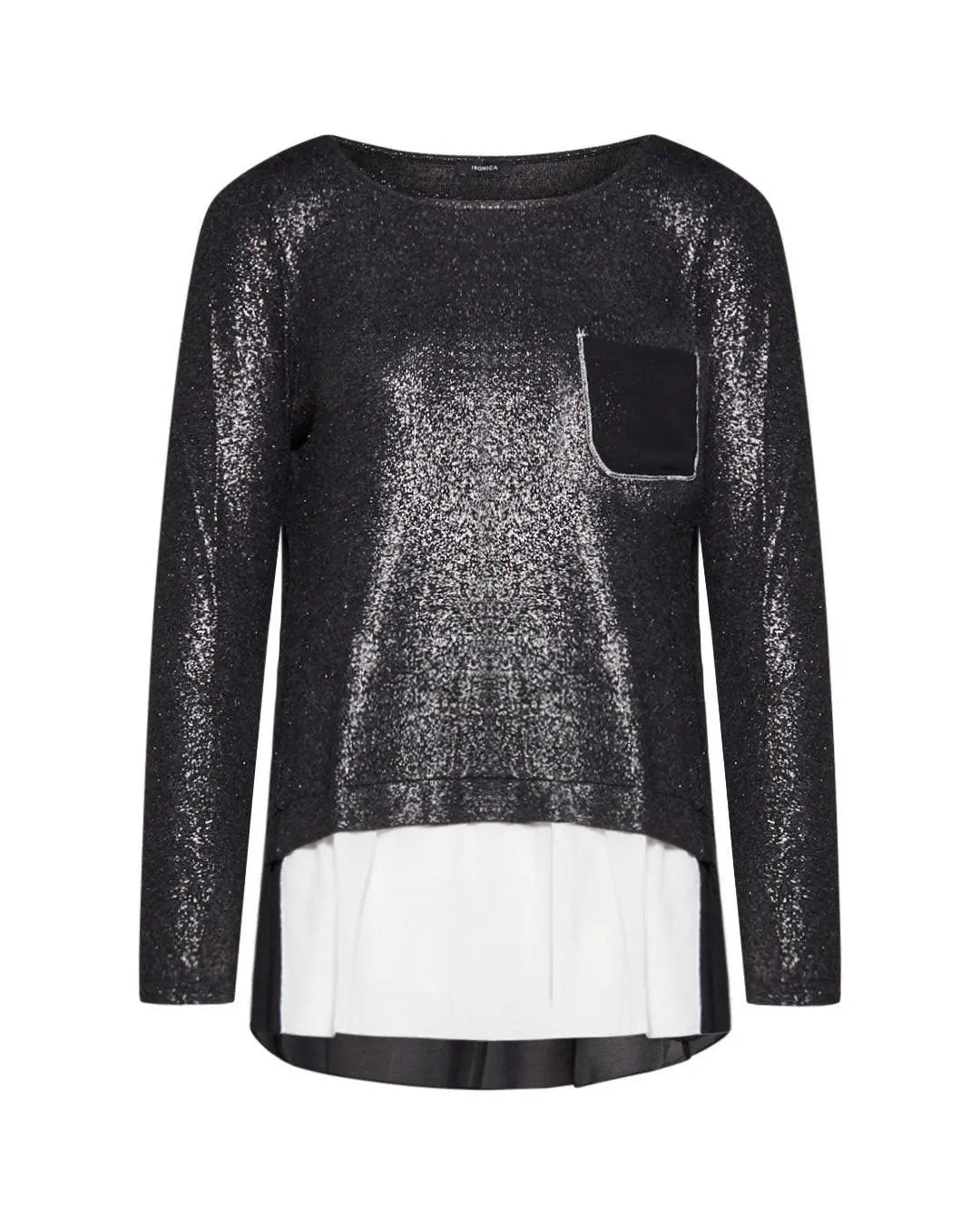 Maglia lurex ANTRACITE IRONICA 3XL