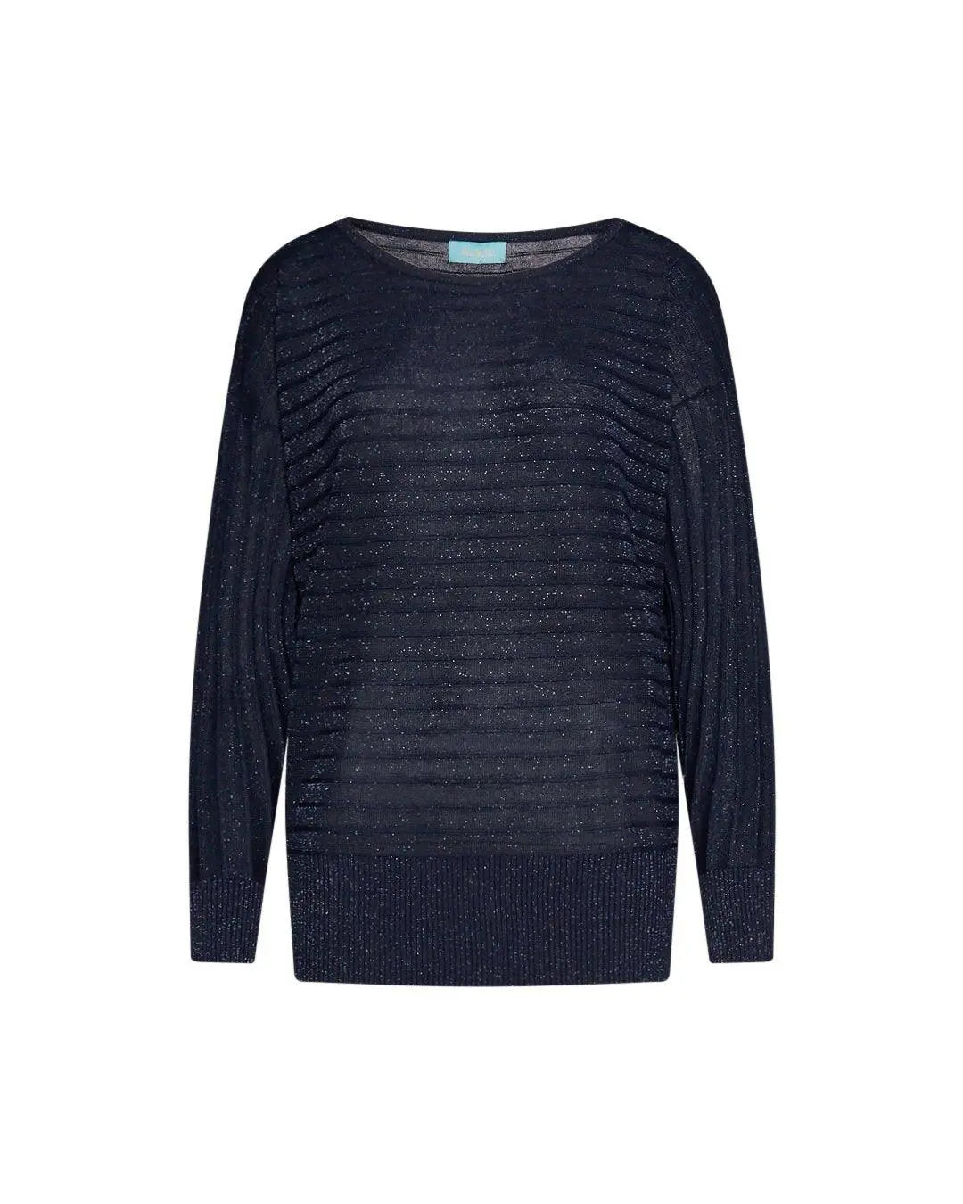 Maglia lurex BLUE NAVY DORABELLA