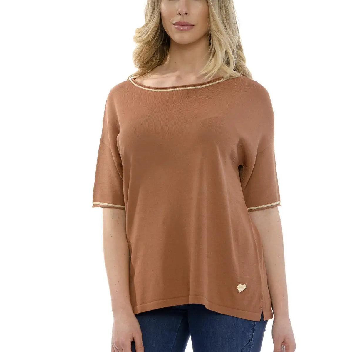 Maglia lurex BRUCIATO DORABELLA XL