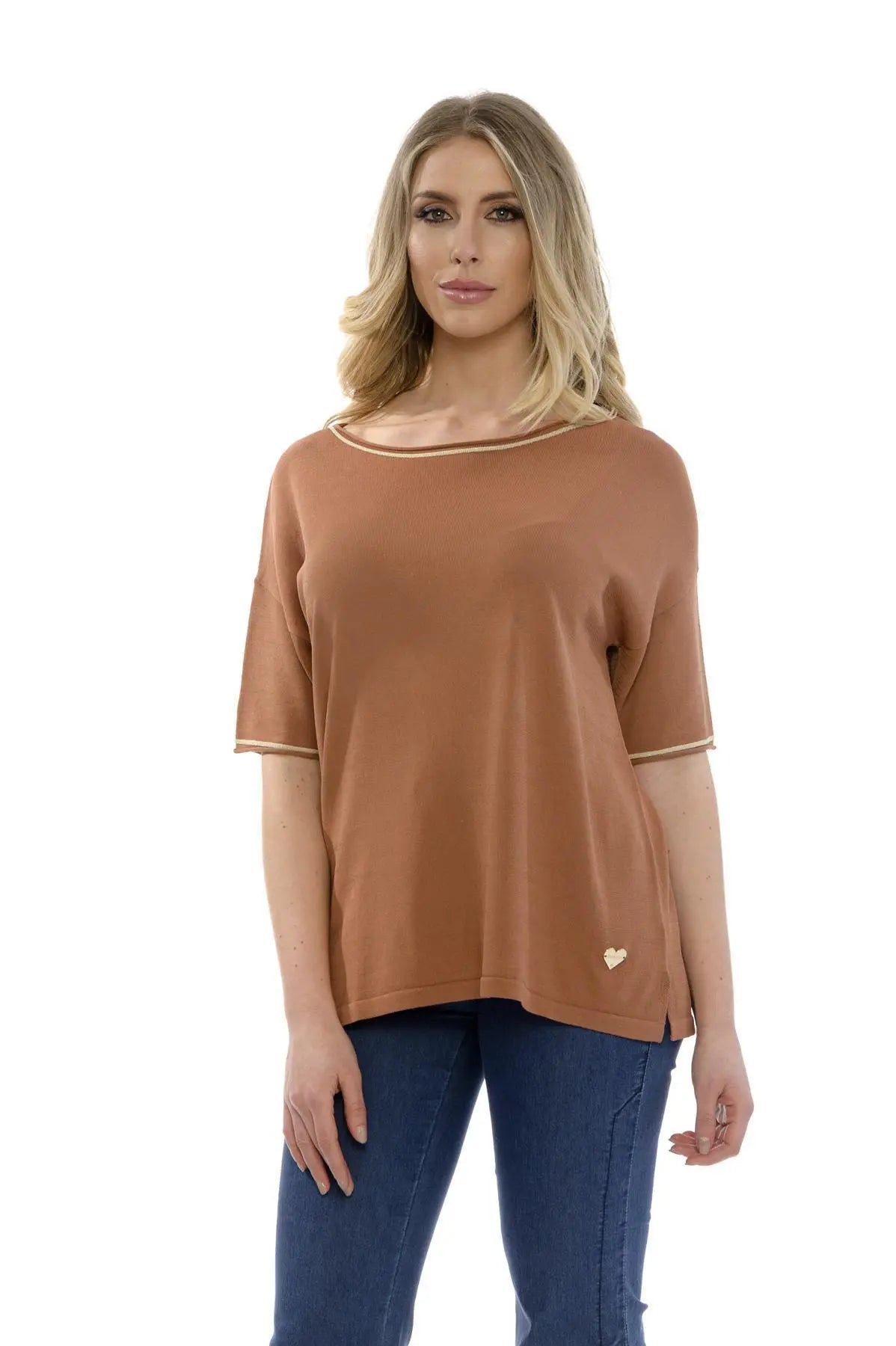 Maglia lurex BRUCIATO DORABELLA XL